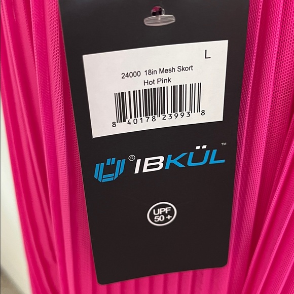 IBKUL Hot Pink Pleated tennis/golf skirtNWT - Picture 5 of 6